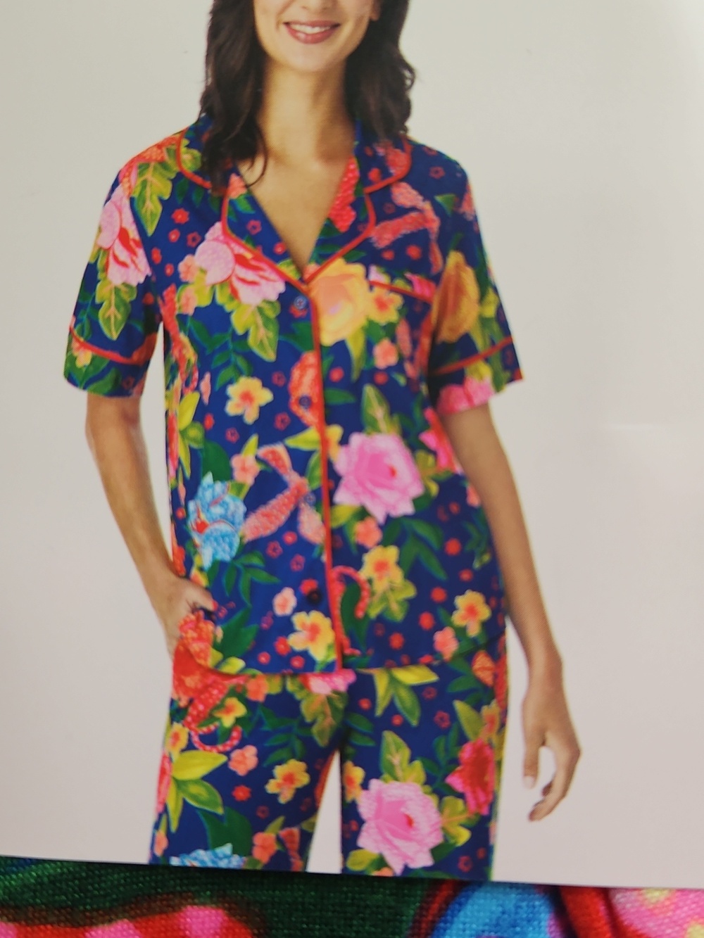 Room Service Floral Pajama Set Size SMALL - Picture 3 of 5